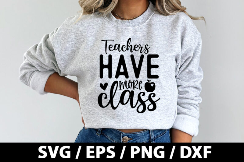 Teachers have more class SVG