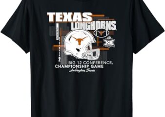 Texas Longhorns Big 12 Championship 2023 Football Helmet T-Shirt