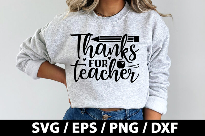 Thanks for teacher SVG