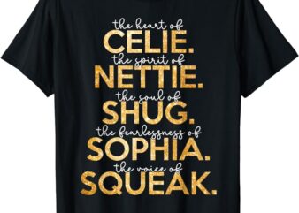 The Color Purple Movie Film Celie Nettie Shug Sophia Squeak T-Shirt