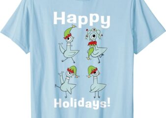 The Pigeon Happy Holidays Christmas Pigeon T-Shirt