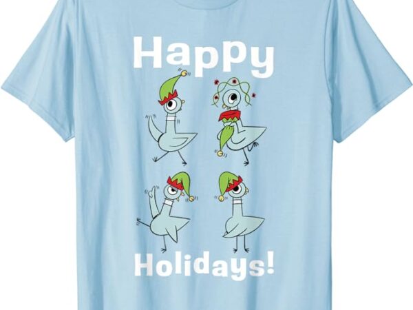 The pigeon happy holidays christmas pigeon t-shirt