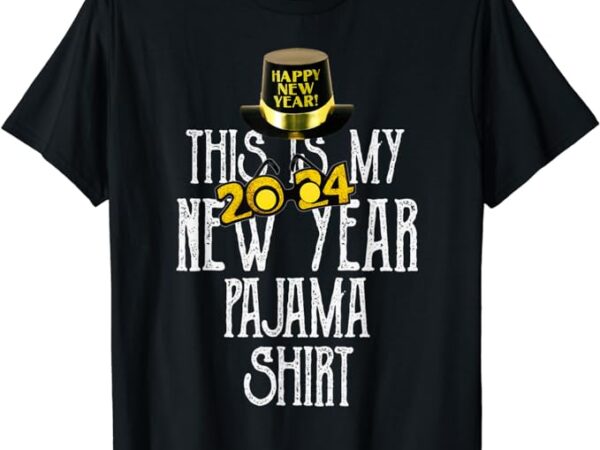 This is my new year 2024 pajama, boy girl christmas t-shirt