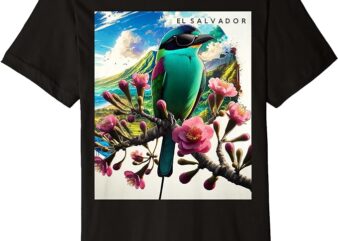 Torogoz en árbol de Maquilishuat El Salvador LA FISCAL SV Premium T-Shirt