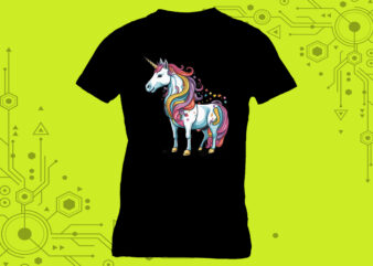 Pocket Unicorn Artistry in Clipart curated specifically for Print on Demand websites