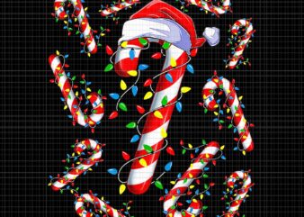 Red and White Candy Cane Santa Christmas Funny Xmas Light Png, Candy Cane Png, Cane Christmas Png