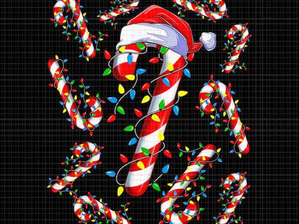 Red and white candy cane santa christmas funny xmas light png, candy cane png, cane christmas png t shirt design online