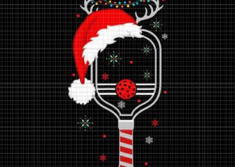 Pickleball Player Christmas Holiday Reindeer Xmas Png, Pickleball Player Christmas Png, Reindeer Christmas Png t shirt illustration