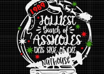 Jolliest Bunch Of Assholes This Side Of The Nut House Svg, Jolliest Bunch Svg, Car Christmas Svg vector clipart