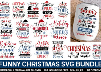 Christmas Svg Bundle , Funny Christmas Mug Svg Bundle