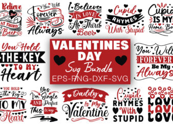 Valentine Day T-shirt Bumndle Valentine Day Svg Bumndle