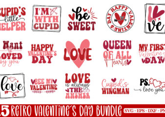 Valentine’s Day Retro Design Bundle