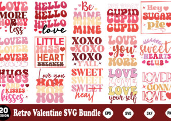 Valentine’s Day Retro SVG Bundle Retro Valentine Svg Bundle, Valentine Svg Bundle, Valentine Shirt Svg, Kids Valentine Svg, Retro Valentine t shirt vector art