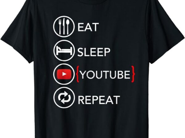 Video blogger vlogger like subscribe podcaster t-shirt