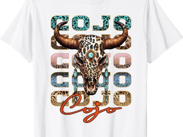 Vintage rodeo cojo western deserts bull-skull cowhide cojo t-shirt Vintage rodeo cojo western deserts bull-skull cowhide cojo t-shirt