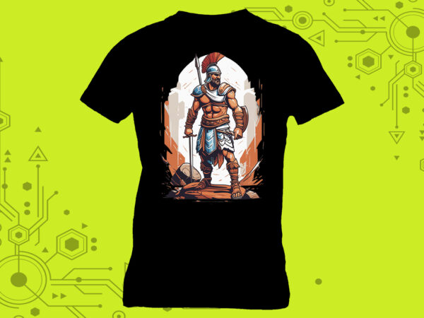 Trendy t-shirt alert embrace your love for futuristic punk character illustration clipart crafted for print on demand websites