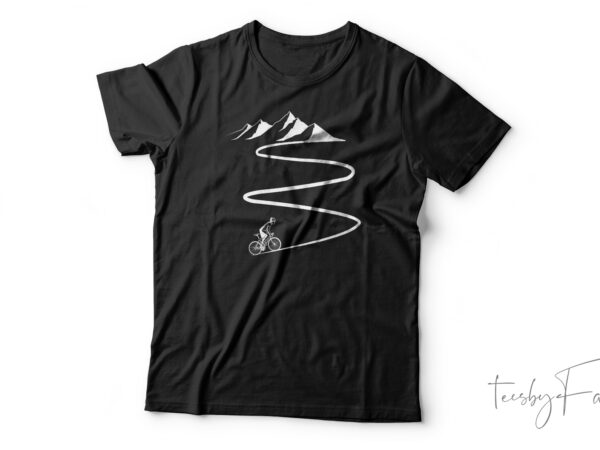 Mountain bike biking cyclist mtb classic t-shirt design for sale