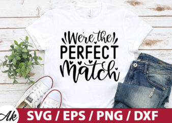 We’re the perfect match SVG