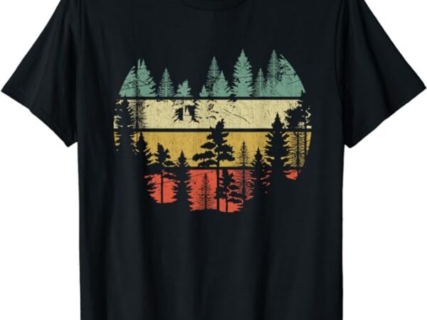 Wildlife trees outdoors nature retro forest sleeveless t-shirt
