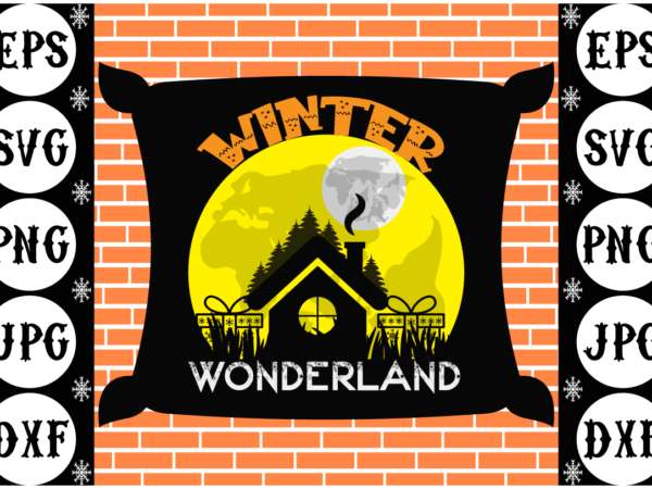 Winter wonderland t shirt design for sale