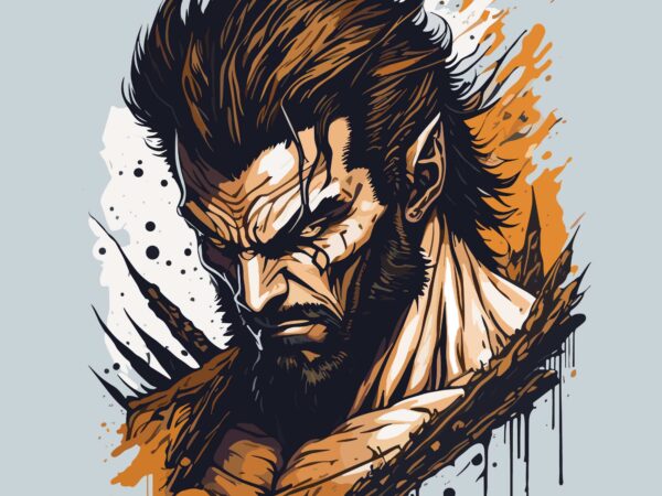 Xmen wolverine tshirtdesign