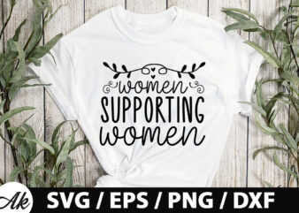 Women supporting women SVG