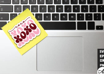 Xoxo Retro Stickers