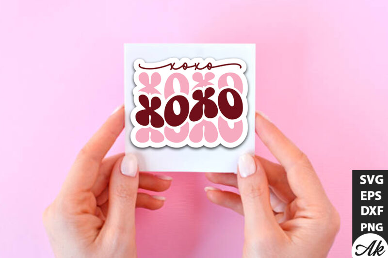 Xoxo Retro Stickers