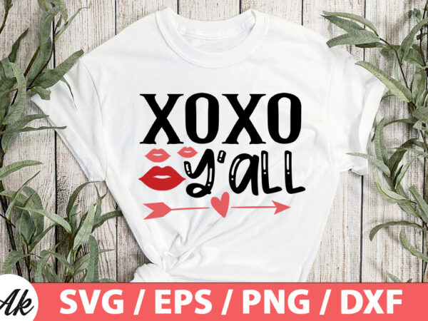 Xoxo y’all svg graphic t shirt