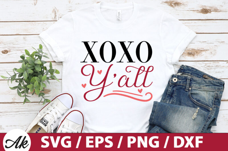 Xoxo y’all SVG