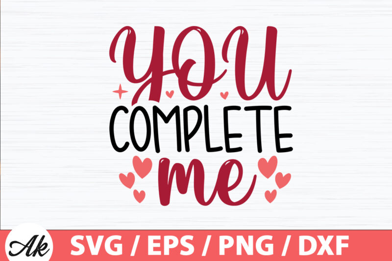 You complete me SVG
