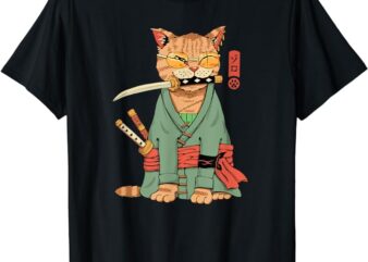 Zoro Cat Warrior T-Shirt
