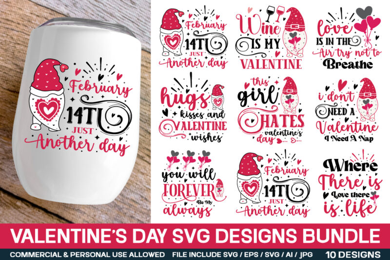 Valentine’s Day T-shirt Bundle ,VALENTINE MEGA BUNDLE, 140 Designs, Heather Roberts Art Bundle, Valentines svg Bundle, Valentine’s Day Desi