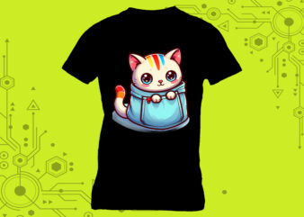 Pocket-Sized Cat tailor-made for Print on Demand websites