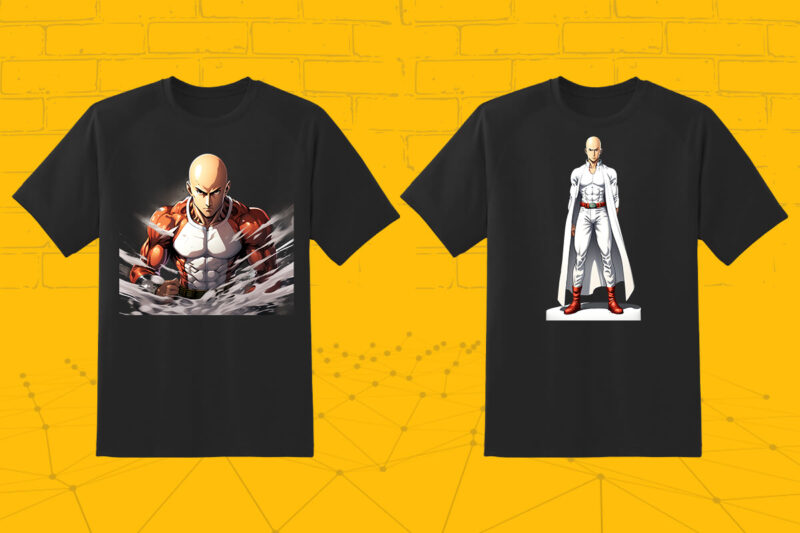 Anime Character 50 Illustration t-shirt design Bundle 4th Version