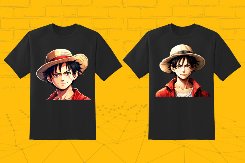 Anime Character 50 Illustration t-shirt design Bundle 4th Version