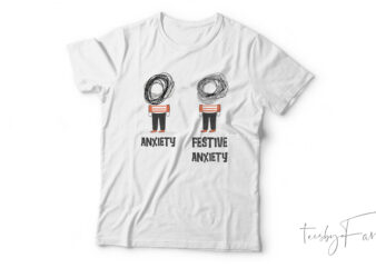 Anxiety Art| T-shirt design for sale
