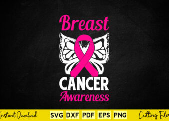 Breast Cancer Awareness Svg Png Cutting Printable Files.