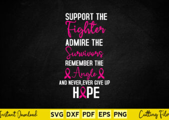 Cancer Support Motivational Cancer Awareness Svg Printable Files. t shirt vector file