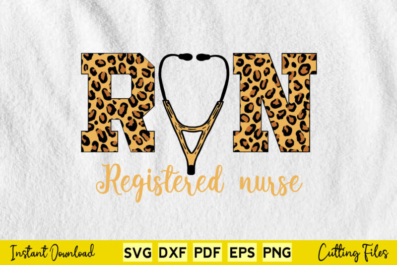 Funny Registered Nurse Svg Png Cutting Printable Files.