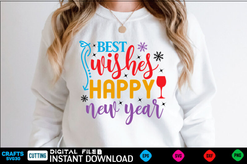 Happy New Year Svg Bundle New Year Happy New Year Svg Bundle, Heather Roberts Art, Cricut Cut Files, Instant Download, Sublimation Files, S