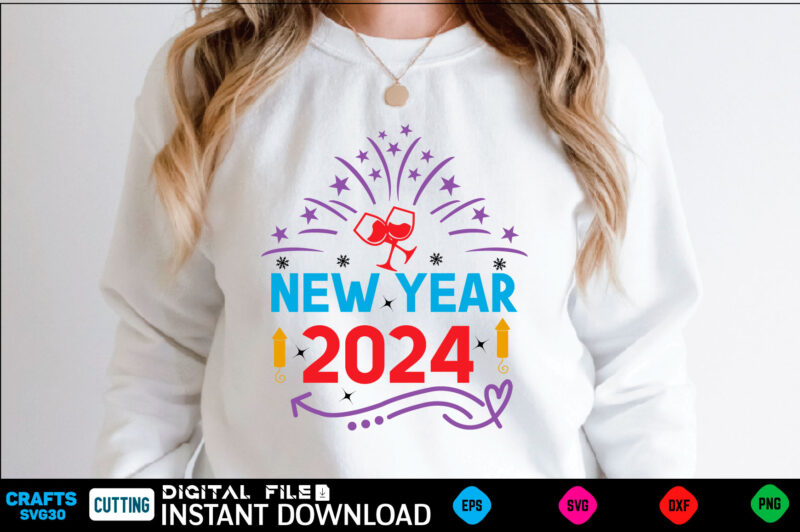 Happy New Year Svg Bundle New Year Happy New Year Svg Bundle, Heather Roberts Art, Cricut Cut Files, Instant Download, Sublimation Files, S