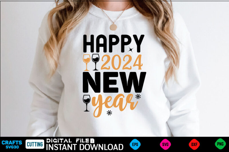 Happy New Year Svg Bundle ,New Year Happy New Year Svg Bundle, Heather Roberts Art, Cricut Cut Files, Instant Download, Sublimation Files,