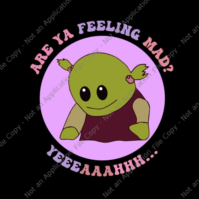 Are You Feeling Mad Nanalan Svg, Nanalan Svg, Retro Groovy Monster Nanalan’ Svg