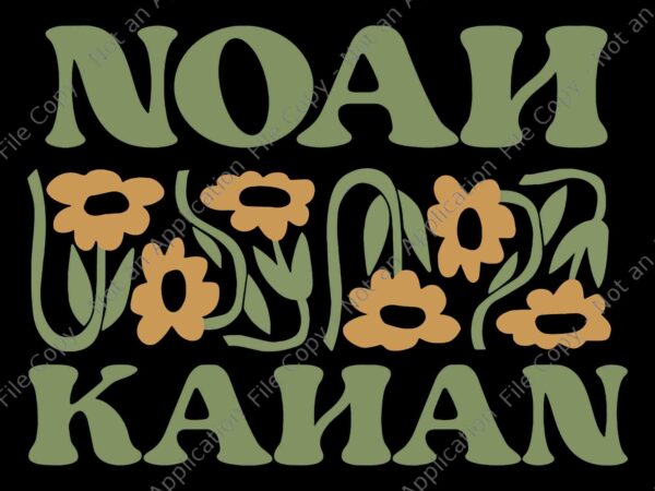 Noah kahan flower svg, noah kahan stick season tour 2023 svg T shirt vector artwork