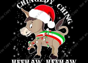 Dominick The Donkey Chingedy Ching Italian Christmas Donkey Png, Christmas Donkey Png t shirt vector illustration