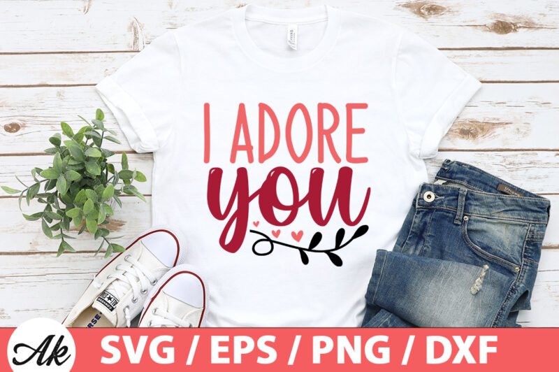 i adore you SVG