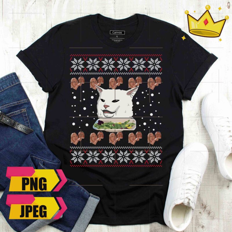 Bundle Christmas Santa Claus Cat Slothmas Gnomies Nurse mas 6 Design PNG Ugly Sweater Shirt