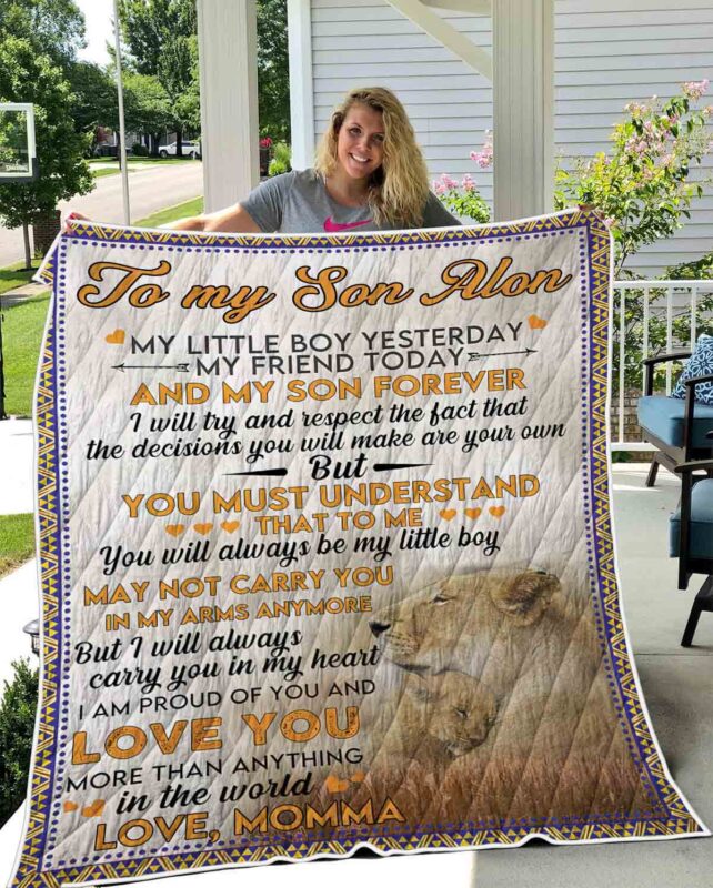Lion Son Mom Love Blanket Design JPG PNG Digital My Little Boy Gifts Quilting