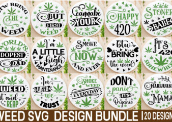 Weed Svg Design Bundle